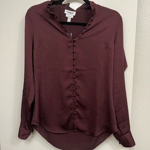 Maroon express portfolio blouse
